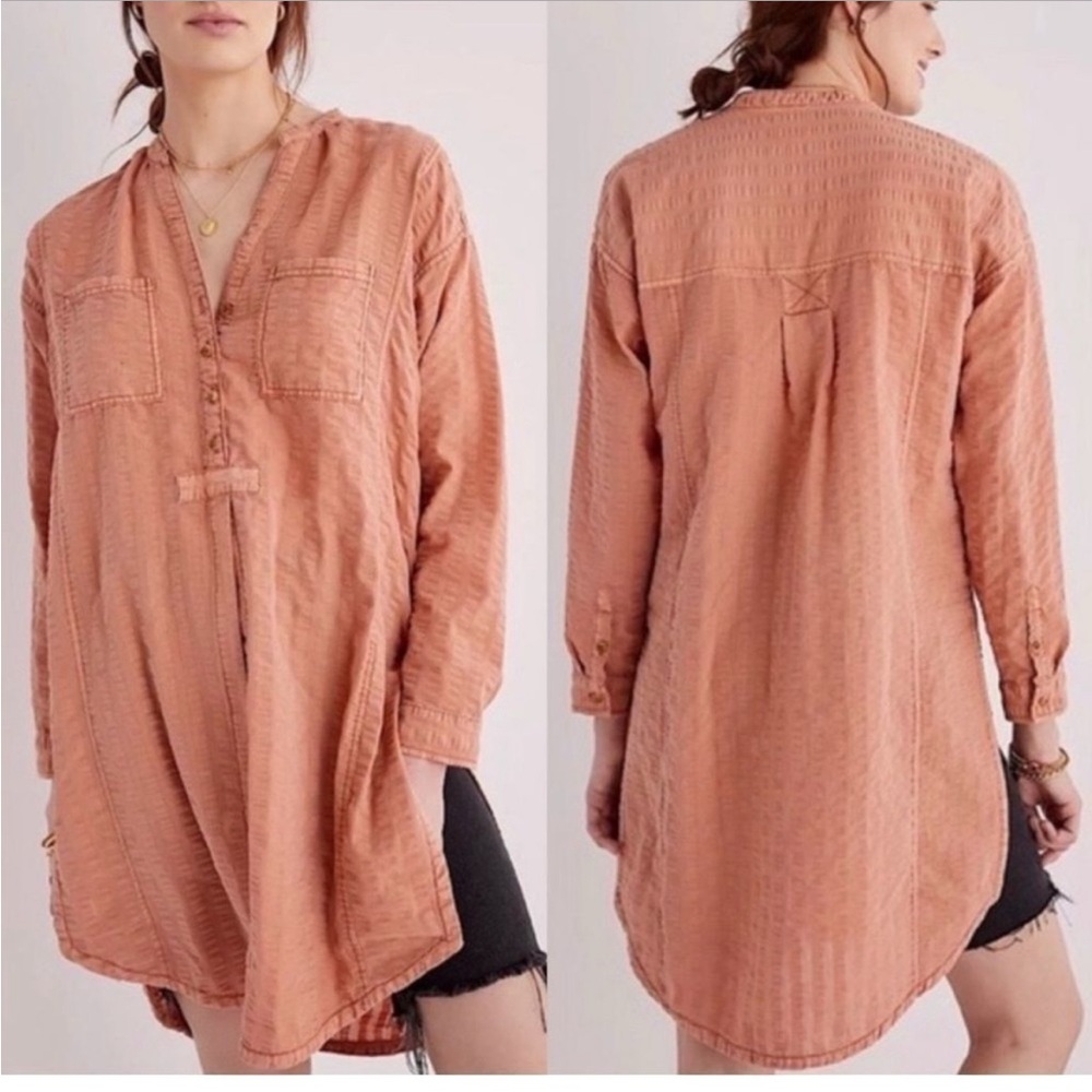 Anthropologie Pilcro art teacher vibe knee length tunic size large